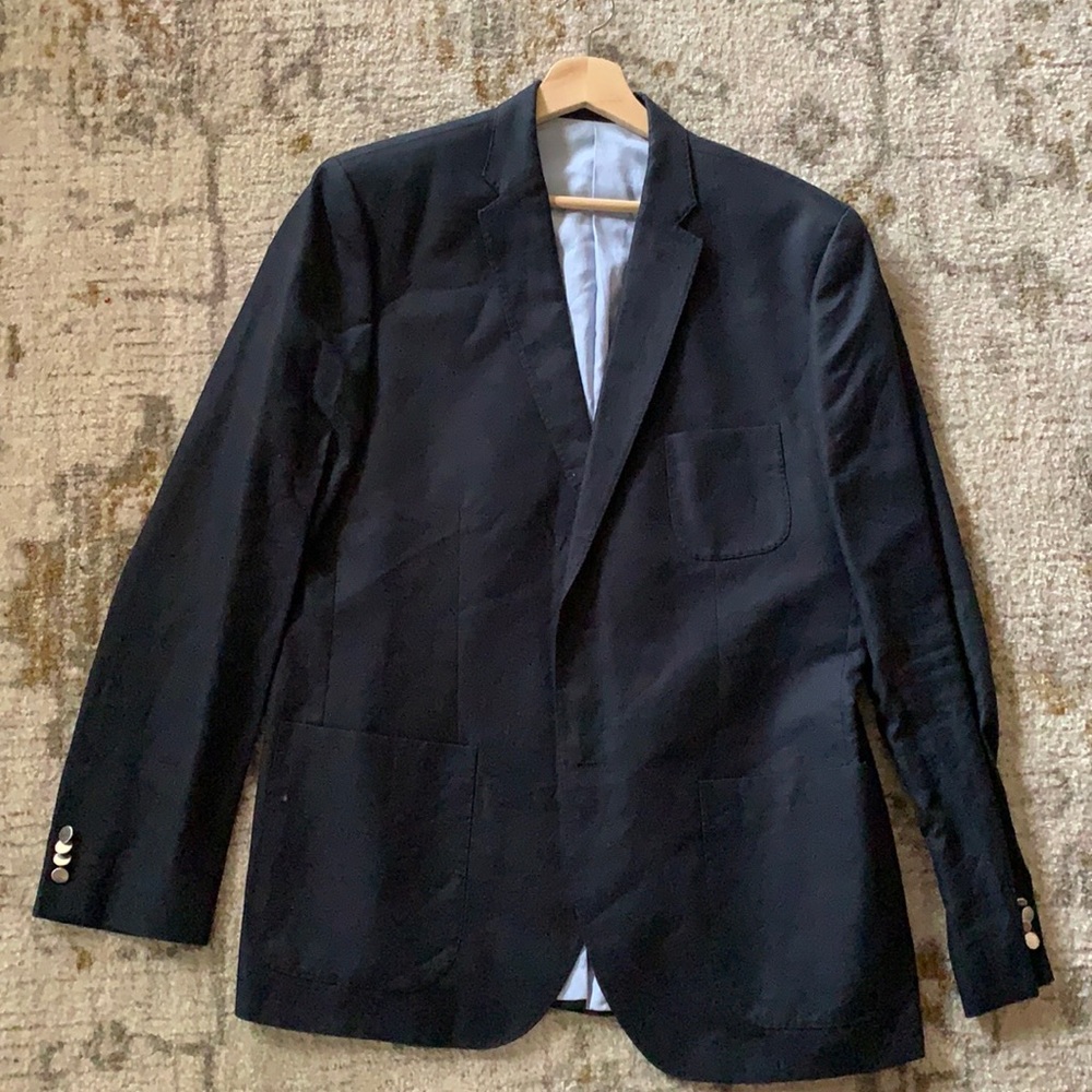 H&M sports blazer in navy
